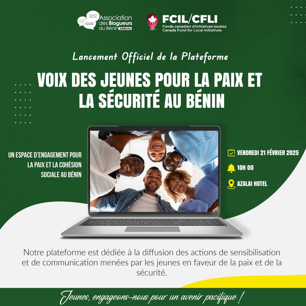 Un nouvel espace d&rsquo;expression et d&rsquo;engagement : lancement du site « Voix des jeunes pour la paix et la sécurité »